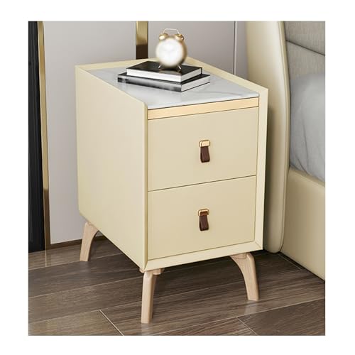 DataBaste Beistelltisch，Nachttisch，Couchtischmit Stauraum，für Schlafzimmer，Wohnzimmer(Yellow,30 * 40 * 50cm/11.8 * 15.7 * 19.7in) von DataBaste