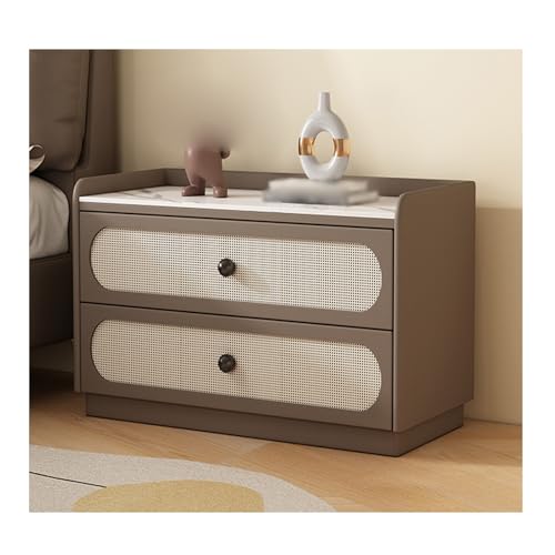DataBaste Beistelltisch for Schlafzimmer，Nachttisch，mit Schublade，für Schlafzimmer，Wohnzimmer(Brown,45 * 40 * 50cm/17.7 * 15.7 * 19.7in) von DataBaste