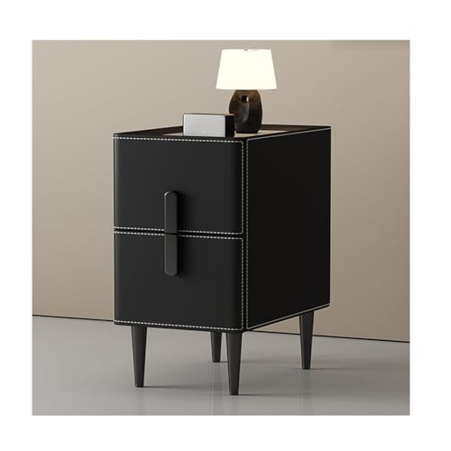 DataBaste Kleiner Nachttisch，Beistelltisch，mit Stauraum，für Schlafzimmer，Wohnzimmer(Black,25 * 40 * 50cm/9.8 * 15.7 * 19.7in) von DataBaste