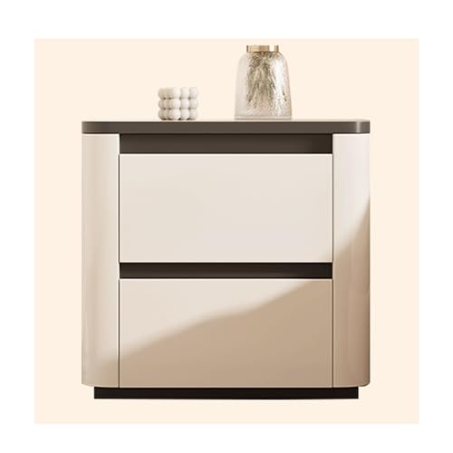 DataBaste Modern Nachtkästchen，Beistelltisch，mit Schublade，für Schlafzimmer，Wohnzimmer(48 * 37 * 49cm/18.9 * 14.6 * 19.3in) von DataBaste