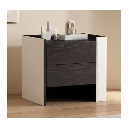 DataBaste Modern Nachtkästchen，Beistelltisch，mit Stauraum，für Schlafzimmer，Wohnzimmer(White B,48 * 40 * 48cm/18.9 * 15.7 * 18.9in) von DataBaste