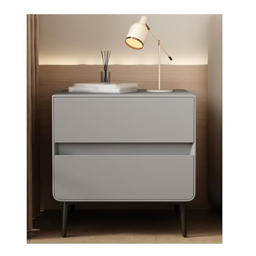 DataBaste Nachtschrank，Beistelltisch，mit Schublade，für Schlafzimmer，Wohnzimmer(Gray,50 * 40 * 52cm/19.7 * 15.7 * 20.5in) von DataBaste