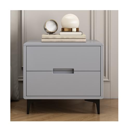 DataBaste Nachtschrank，Beistelltisch fürs Schlafzimmer，mit Schublade，für Schlafzimmer，Wohnzimmer(Gray,45 * 40 * 47cm/17.7 * 15.7 * 18.5in) von DataBaste