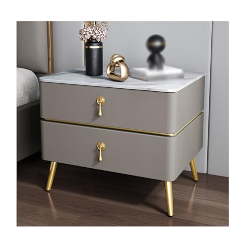 DataBaste Nachtschrank for Schlafzimmer，Couchtisch，mit Schublade，für Schlafzimmer，Wohnzimmer(Brown,45 * 40 * 47cm/17.7 * 15.7 * 18.5in) von DataBaste