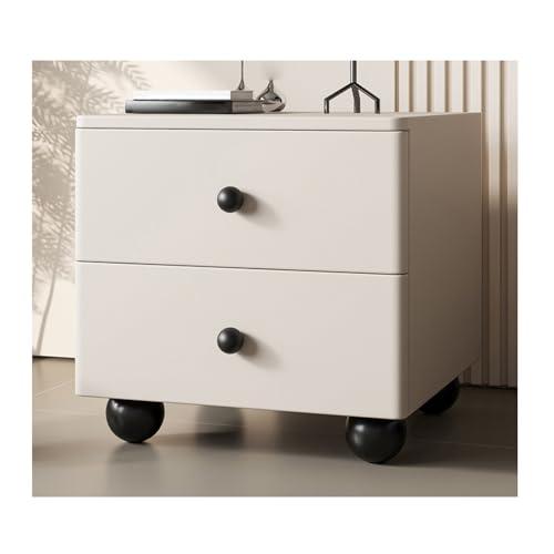 DataBaste Schlafzimmer Nachttisch，Beistelltisch，mit Schublade，für Schlafzimmer，Wohnzimmer(White,45 * 40 * 50cm/17.7 * 15.7 * 19.7in) von DataBaste