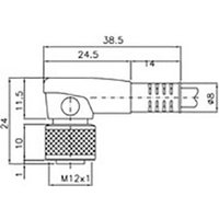 DataLogic 95A251240 Anschlusskabel CS-A2-02-G-05 1St. von DataLogic