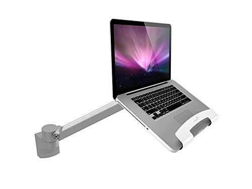 DatD7:D36aflex Notebook Wandhalterung mit Schwenkarm, Metall, Silber/weiß, 33.9 x 30 x 31.3 cm von Dataflex