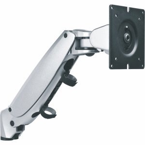 Dataflex 042 ViewMaster M6 Monitorarm (Tragkraft max. 20kg, bis 61 cm (24 Zoll) Bildschirmdiagonale, VESA MIS-D: 75x75/100x100mm) Silber von Dataflex