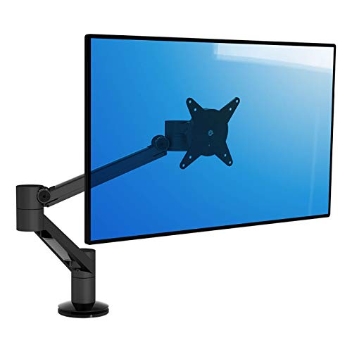 Dataflex 623 ViewLite Plus Monitorarm (Tragkraft max. 7kg, bis 61 cm (24 Zoll) Bildschirmdiagonale, VESA: MIS-D 75x75/100x100mm kompatibel, Klemmkapazität 40mm) schwarz von Dataflex