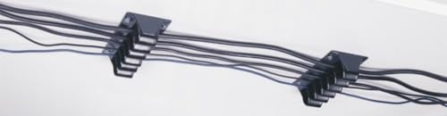 Dataflex Addit Kabelführung Wellen 303 – ranges-câbles und Satellitenempfängers (schwarz, 138 mm, 66 mm, 40 mm, 184 mm, 84 mm) von Dataflex