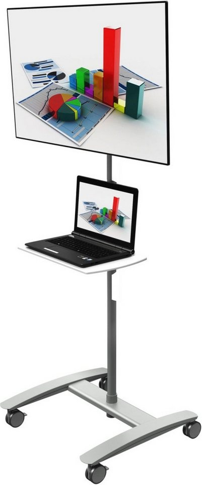 Dataflex Computertisch Workstation Viewmate 712 silber. von Dataflex
