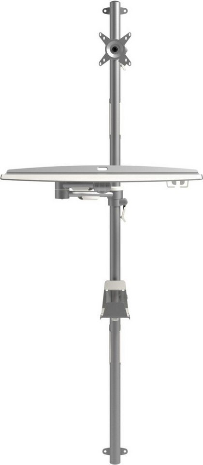 Dataflex Computertisch Workstation Viewmate Wandbefestigung 732 silber. von Dataflex