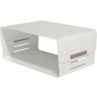 Dataflex - Monitorständer Addit Bento® 38,1 x 11-16 x 26 cm (b x h x t) 20kg höhenverstellbar Stahl pulverbeschichtet weiß matt von Dataflex