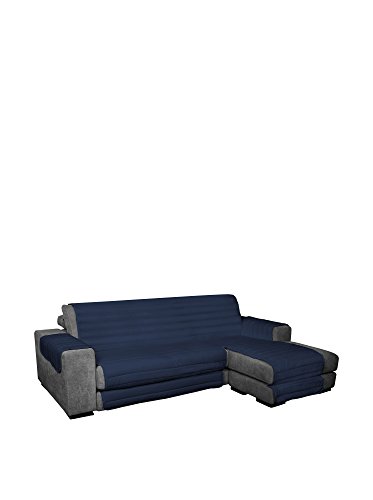 Italian Bed Linen CDDX 190 Elegant Couchüberzüge, dunkel blau 190cm + chaiselongue von Italian Bed Linen