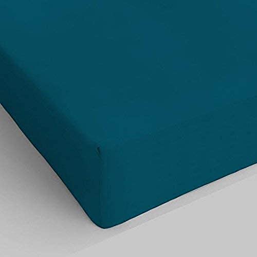 Max color Betttuch 25cm Ecke, Öl grün, Einzelne von Italian Bed Linen