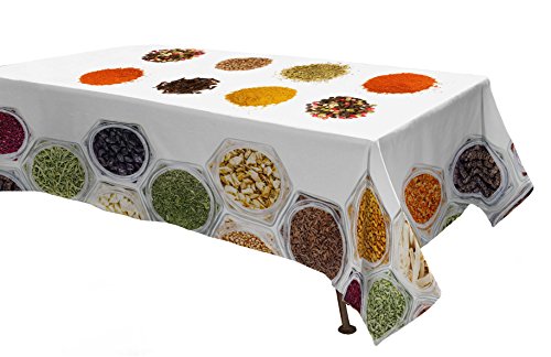 Wohnaccessoires Panama digital printed tablecloth, 150x150cm, TV01, TV 01, 150 x 150 cm von Italian Bed Linen