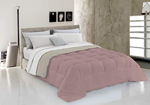 Winter Bettdecke Rosa/beige von Italian Bed Linen