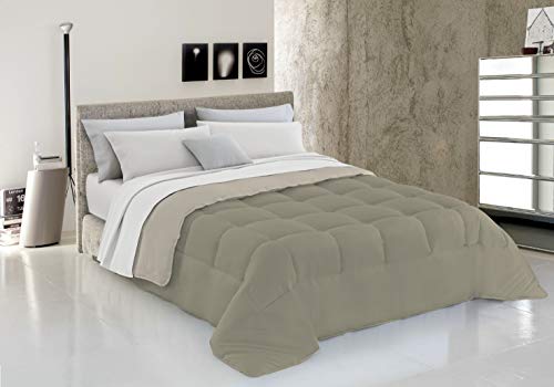 Winter Bettdecke Turteltaube/creme von Italian Bed Linen