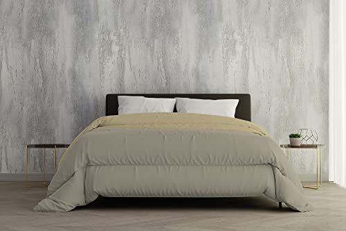 Winter Bettdecke Turteltaube/creme von Italian Bed Linen