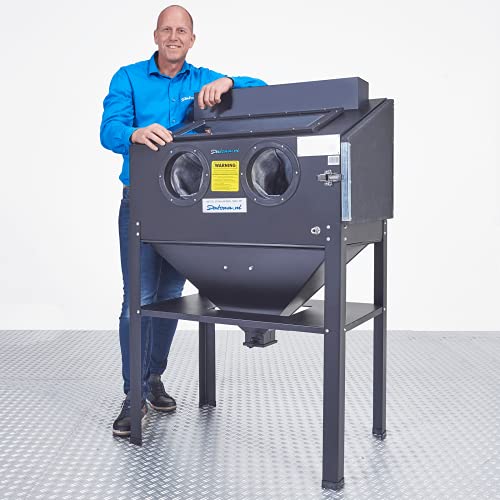 Sandstrahlkabine""Exclusive Edition"" 220 Liter + 2 Sack Strahlmittel von Datona