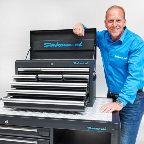 Werkzeugkiste mit Quick-Lock-System - Schwarz von Datona