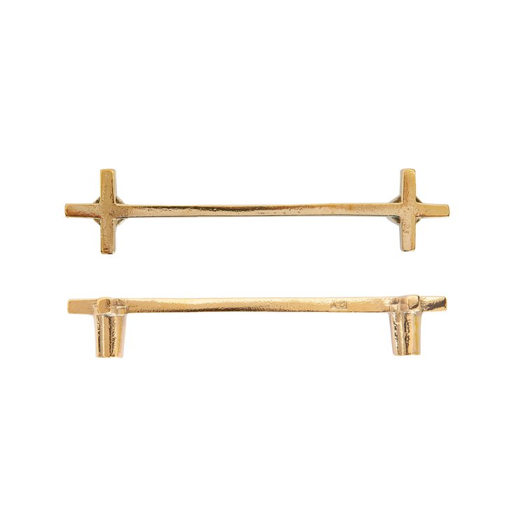 Möbelgriff PMCRO Bronze natur poliert (RBP), 128mm von Dauby