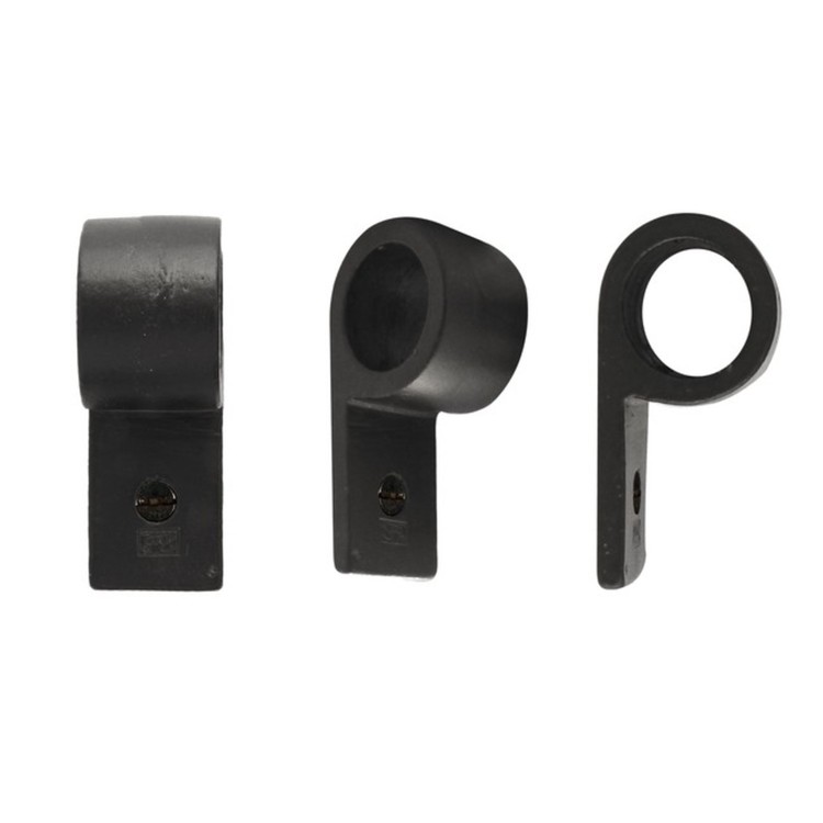 Möbelknopf Schlaufe PFL-30 Gusseisen/Schwarz gelac von Dauby