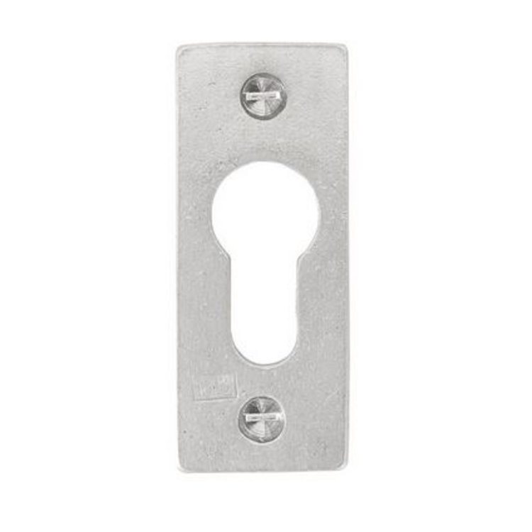 Rosette SH innen rechteckig PZ/PBTC Q Weiße Bronze von Dauby