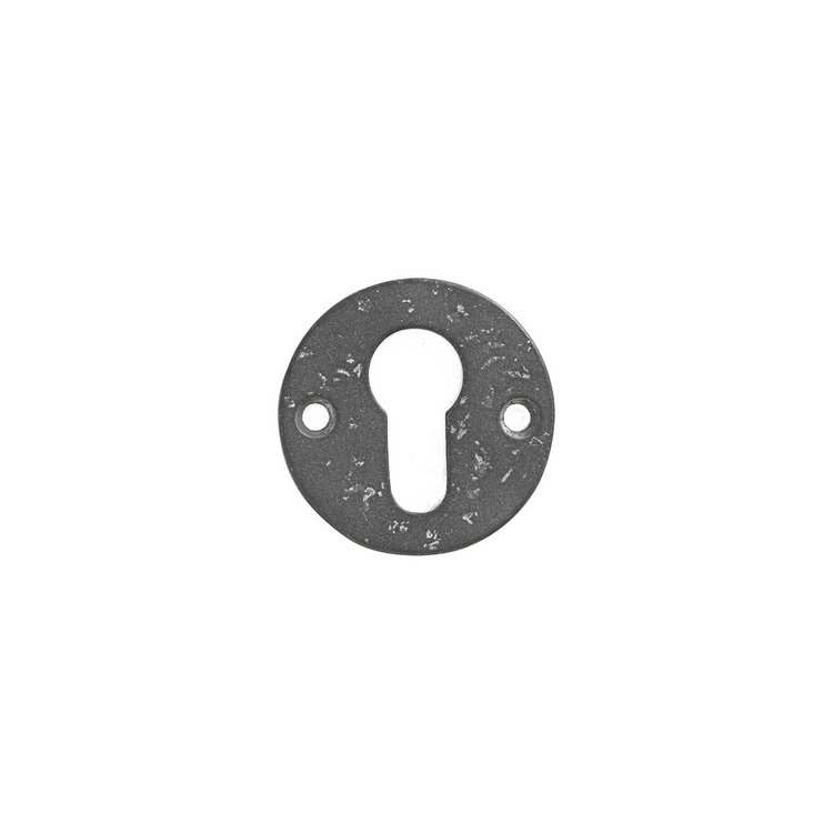 Schlüsselrosette 50F schlicht  Eisen roh (RM), Pro von Dauby