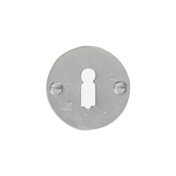 Schlüsselrosette 50F schlicht  Weiße Bronze satini von Dauby