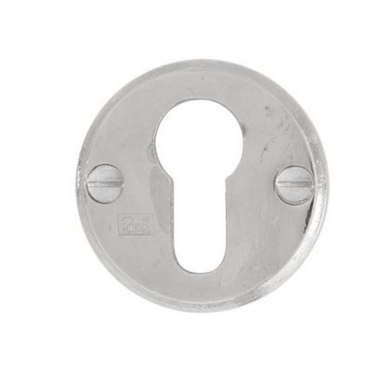 Schlüsselrosette Rund R50 Weiße Bronze satiniert ( von Dauby