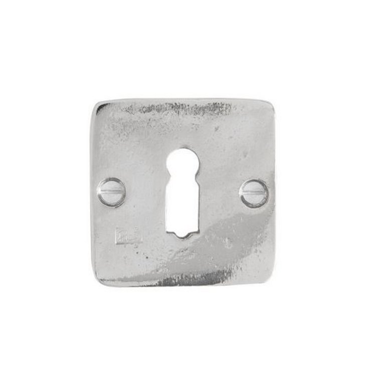 Schlüsselrosette quadratisch Weiße Bronze (WB), Bu von Dauby