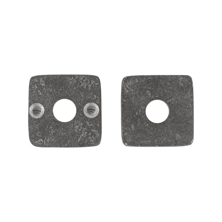 Sicherheitsrosette rechteckig  Eisen roh (RM) von Dauby