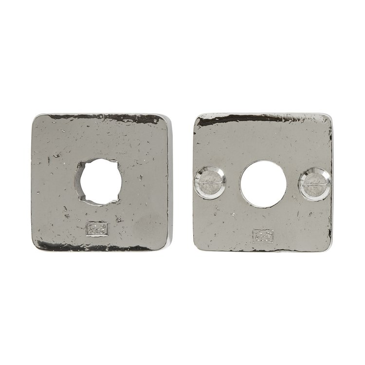 Sicherheitsrosette rechteckig  Weiße Bronze (WB) von Dauby