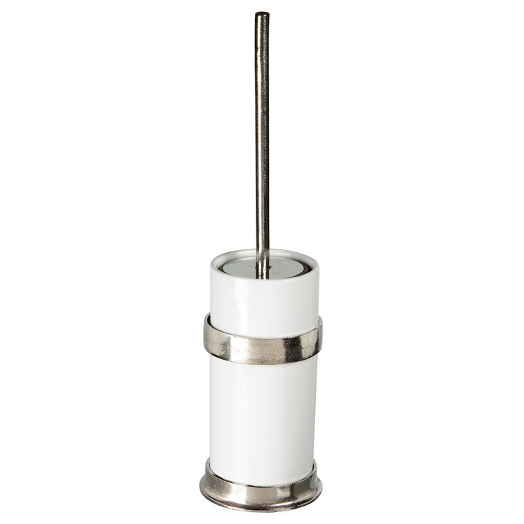 Toilettenbürstenhalter Weißer Pot Weiße Bronze (WB von Dauby