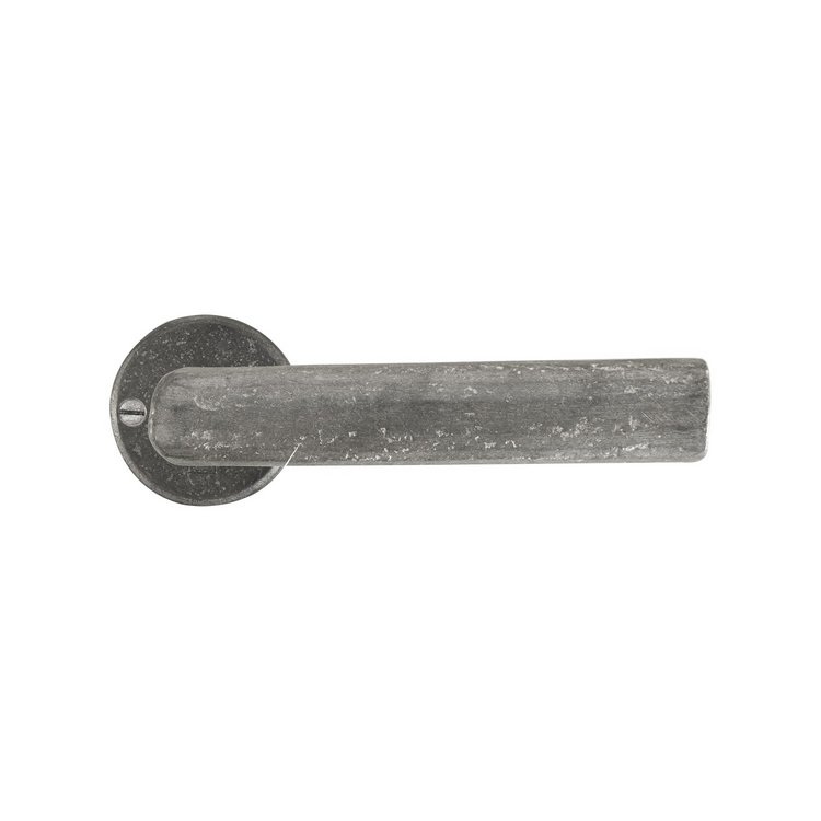 Türdrücker auf Rosette PH 1930/50R Eisen roh (RM) von Dauby