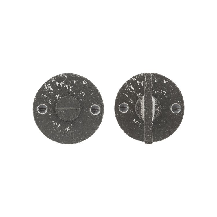 WC-Riegel Rund 50F WC Eisen roh (RM) von Dauby
