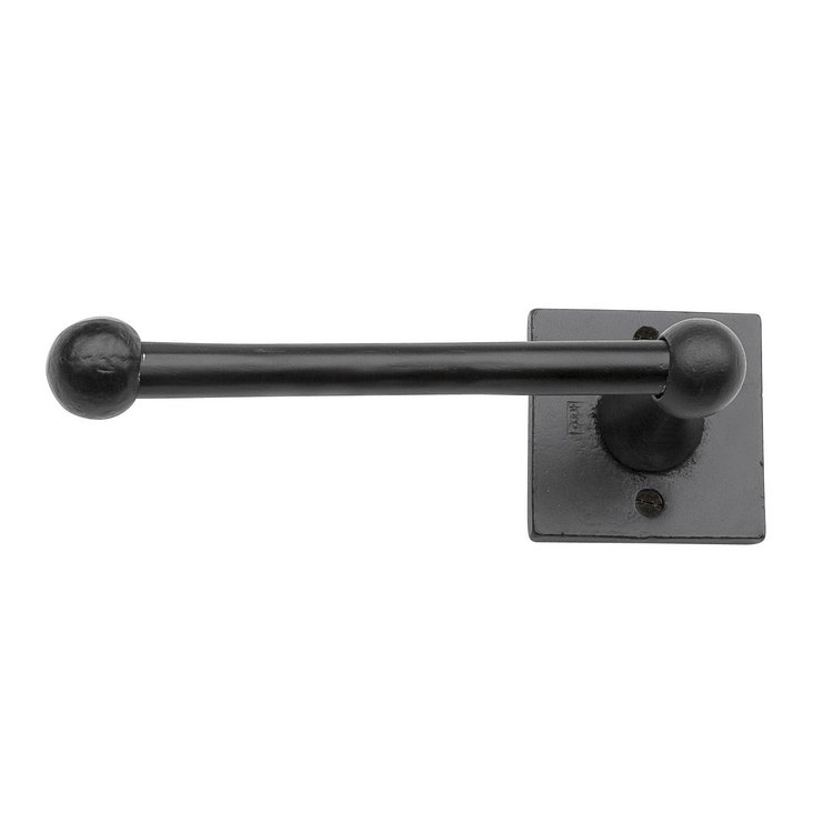 WC-Rollen Halter qu li einseitig Gusseisen/Schwarz von Dauby