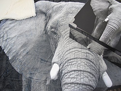 Daunex Weiche Decke, 130 x 160 cm, Design Elephant von Daunex
