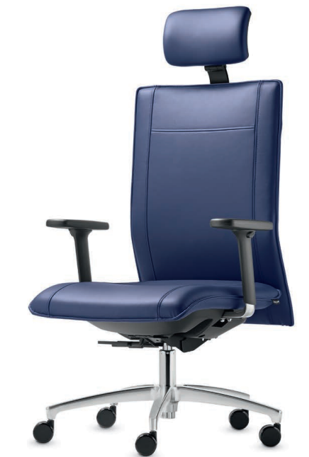 Dauphin Bürodrehstuhl Cento Miglia XXL 24 Stunden Stuhl mit ergonomischer Nackenstütze von Dauphin