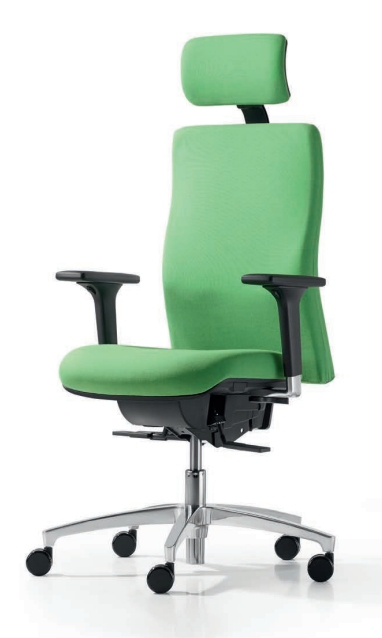 Dauphin Bürodrehstuhl Shape economy 2 comfort mit Nackenstütze vollgepolstert von Dauphin
