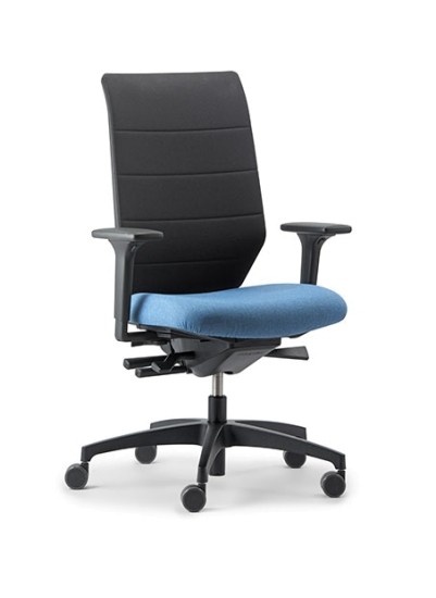 Dauphin Bürodrehstuhl Shape mesh comfort mit hoher Textil-Netzrückenlehne von Dauphin