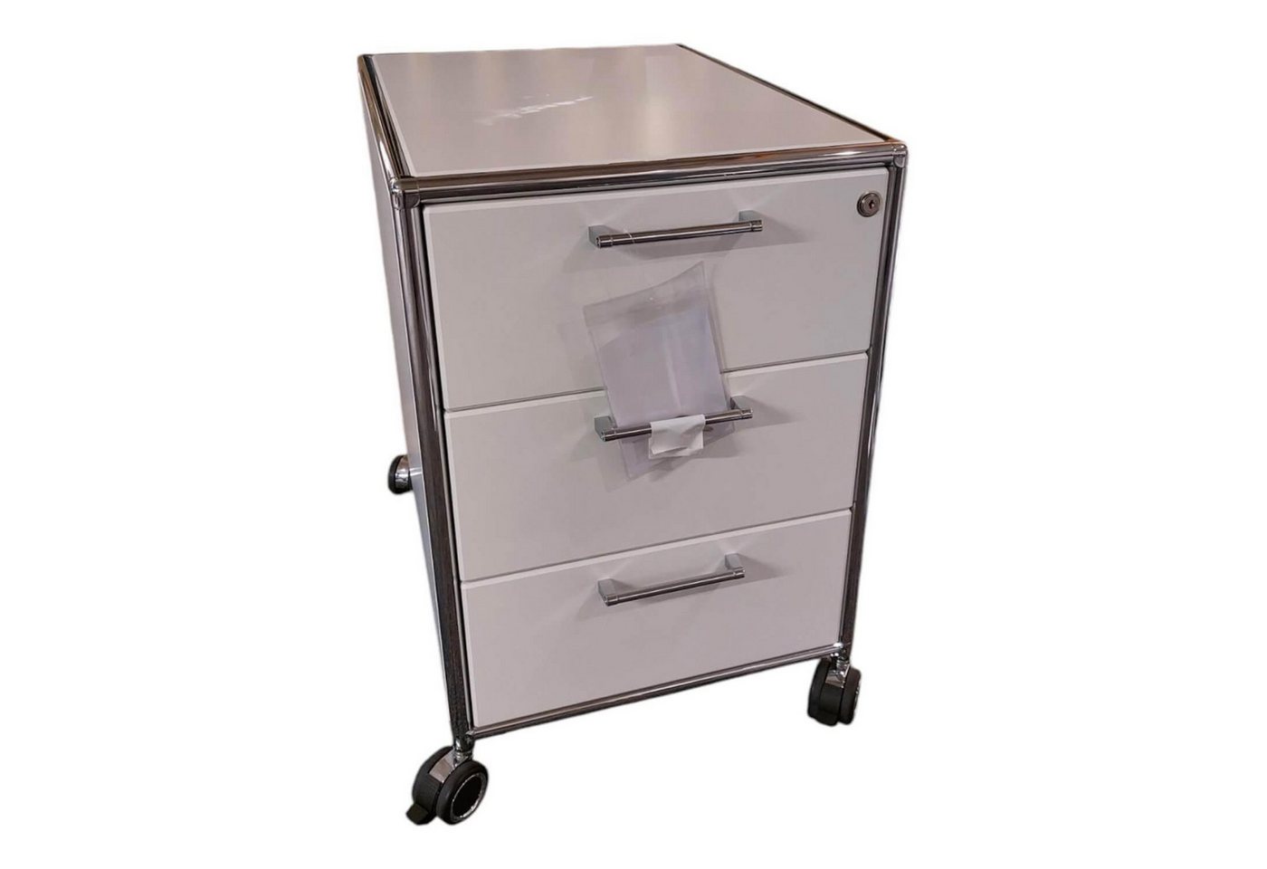 Dauphin Regal Rollcontainer Modul Space Melamin Weiß Metall Verchromt Dauphin Regal Rollcontainer Modul Space Melamin Weiß Metall Verchromt von Dauphin
