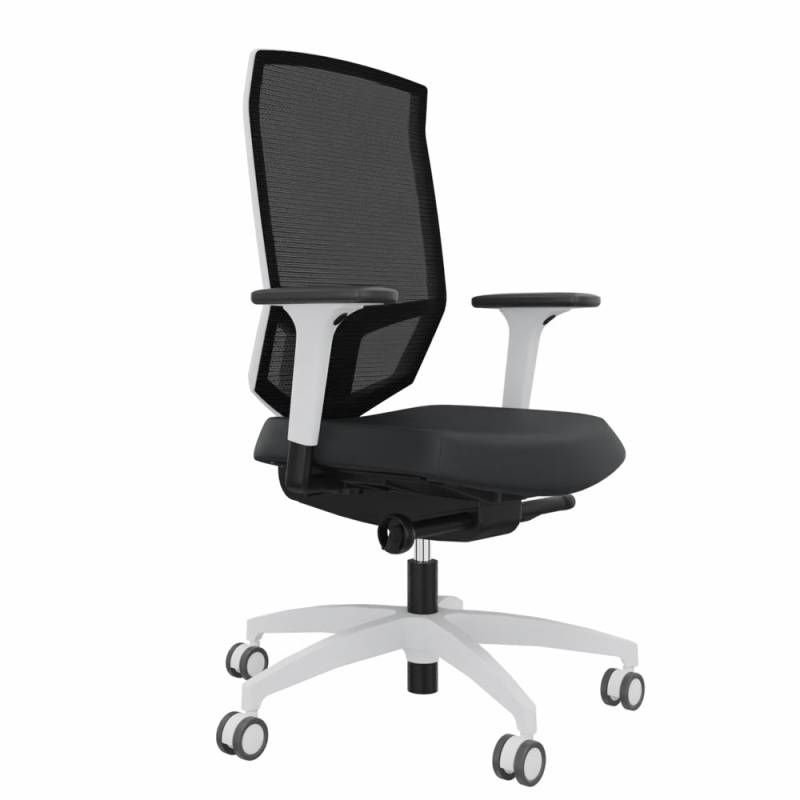 Ergonomischer Bürostuhl Dauphin @JUST EVO MESH WHITE AJ 5776_SLP von Dauphin