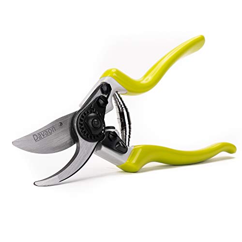 Davaon Profi Bypass Gartenschere - Hand Heckenschere mit Softgrip-Funktion und Verstellbarer Griffweite für Präzises Schneiden - Baumscheren & Gartenscheren - Premium Gartenwerkzeug Davaon Profi Bypass Gartenschere - Hand Heckenschere mit Softgrip-Funktion und Verstellbarer Griffweite für Präzises Schneiden - Baumscheren & Gartenscheren - Premium Gartenwerkzeug von Davaon