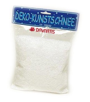 Kunstschnee / Dekoschnee 100g Beutel von Davartis