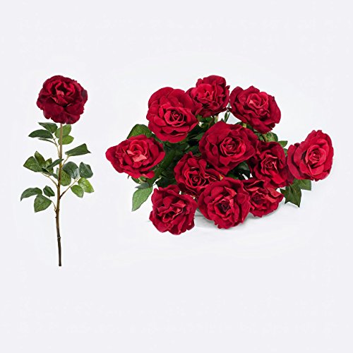 Davartis Stoffrose Bordeaux 80 cm Davartis Stoffrose Bordeaux 80 cm von Davartis