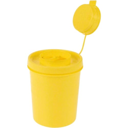 Servobox Sicherheitscontainer Kleinmodell mit Deckel - Entsorgungsbox für Spritzen & Kanülen (1 x 1 Stk.) von Davartis
