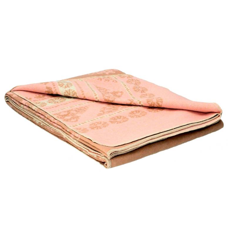 David Fussenegger Silvretta Flanelldecke Häkelmuster milka rosa von David Fussenegger Textil GmbH