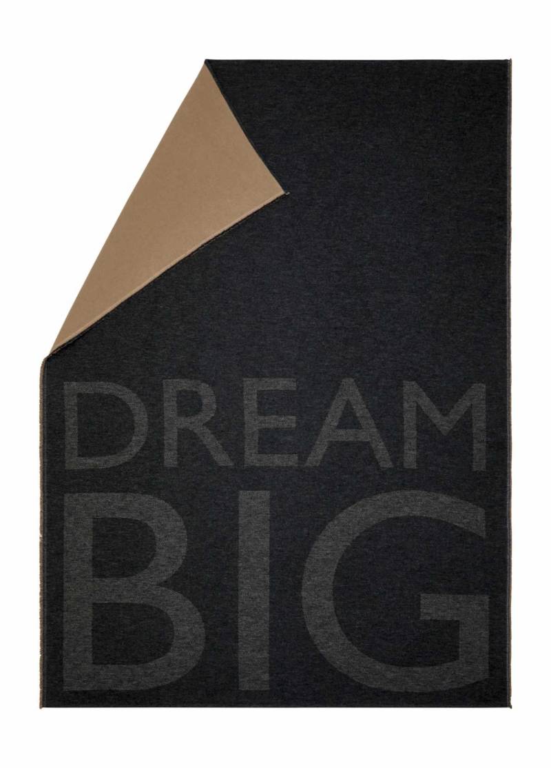Fussenegger Kuscheldecke Luca Dream Big Flanell Anthrazit von David Fussenegger Textil GmbH